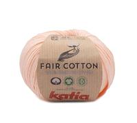 Katia FAIR COTTON 50 Gramm Knäuel 155 Meter (Klarlachs (55))
