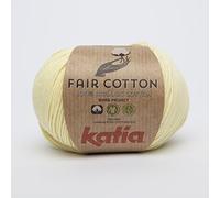 Katia Fair Cotton Fb. 07 - vanilla, Baumwollgarn, organische Baumwolle, Biobaumwolle zum Stricken und Häkeln