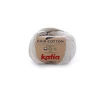 Katia Fair Cotton Fb. 11 - Perla, Baumwollgarn, organische Baumwolle, Biobaumwolle zum Stricken und Häkeln