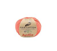 Katia Fair Cotton Fb. 44 lachs, Biobaumwolle zum Stricken, organische Baumwolle, Organic Cotton Garn, Bio Baumwolle zum Häkeln