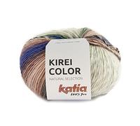 Katia Kirei Color 307 | reine Wolle Farbverlauf | reine Schurwolle zum Stricken oder Häkeln | dicke Merinowolle Nadelstärke 5 bis 5,5 mm | 100g 160m