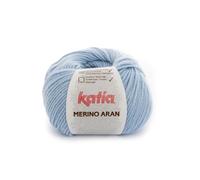 Katia Merino Aran 068 cerulean 100g Wolle