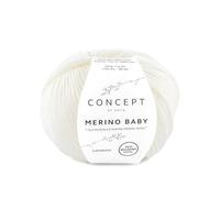 Lanas Katia Merino Baby Weiß Cod. 1