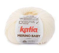Katia Merino Baby 003 antique white 50g Wolle
