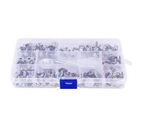 Katnetoly 120 Teiliges Boot Abdeckungs Druck Knopf Befestigungs Kit Aus Rostfreiem Stahl für Segeltuch und Polsterung in Marine QualitäT