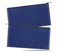 Katnetoly 2 Stück Geldbeutel mit Reißverschluss, Bankeinzahlungsbeutel, Organizer, Scheckbrieftasche, Reisegeldbeutel für Münzen, Scheine, Kosmetik