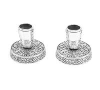 Katnetoly 2 StüCk Vintage Runder -Stifthalter Aus Metall, EinfüGungs-Stifthalter, Federkiel-StiftstäNder, Desktop-Dip-Pens-Basis