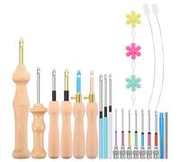 Katnetoly 23-Teiliges Stanznadel-Set, Stanznadel-Set, Verstellbar, für Erwachsene, Anfänger, Sticken, Langlebig, Einfache Installation, Einfach zu Verwenden