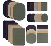 Katnetoly 30 StüCk AufbüGeln Von Stoff Patches Stoff Reparatur Patches Twill Kleidung Reparatur Patch Kit für Jacken Kleidung, 5 Farben