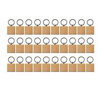 Katnetoly 30 StüCk Leere Quadratische SchlüSsel AnhäNger Mach Es Selbst SchlüSsel AnhäNger SchlüSsel AnhäNger Mach Es Selbst Geschenke