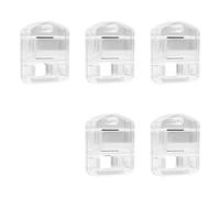 Katnetoly 30 Stück Stickgarn-Tropfen Aus Acryl, Transparente Stickgarn-Organizer, Schmale Garnspulen, Kreuzstichgarn-Spulen