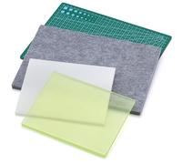Katnetoly 4-Teiliges Stanzpad, Leder-Schneidepad, Leder-Bastelpad, Schallabsorbierendes Pad und A4-Reparatur-Schneidepad, Geeignet für Heimwerker