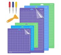 Katnetoly 6-Teiliges Mattenset für Explore Air 2/Air/One/Maker 3/Maker - Schneidematten-Mischpaket mit Klingen, 3 Stück 8,5 X 12, 3 Stück 12 X 12