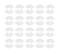 Katnetoly Abnehmbare Pom-Poms-Knöpfe für Hüte, 20 Stück Pom-Pom-Halter, Strickmützen-Befestigungswerkzeuge, Pompom-Halter, Langlebig, Einfache Installation, Einfach zu Bedienen