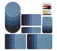 Katnetoly Flicken für die Innenseite Von Jeans, 30 Stück, Flicken zum Aufbügeln für die Innenseite Von Jeans Zur Reparatur Von Kleidung, Flicken zum Aufbügeln für die Innenseite Von Jeans