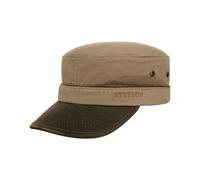 Stetson verstellbare Army Cap Cotton aus 100% Baumwolle mit UV-Schutz 40+ Mittelbraun, 59/L
