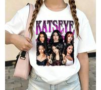 KATSEYE Print Summer Tops, Y2K Hip Hop Vintage Street Style Short-Sleeved T-Shirt, Young Girl,Summer Clothes,Girl Clothes For Kids,Tween Girl Clothes,