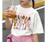 KATSEYE Print Summer Tops, Y2K Hip Hop Vintage Street Style Short-Sleeved T-Shirt, Young Girl,Summer Clothes,Girl Clothes For Kids,Tween Girl Clothes,