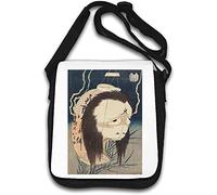 Katsushika Hokusai Ghost Ghost Painting Umhängetasche weiß