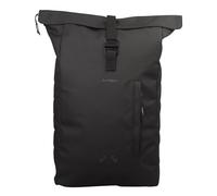 Kattbjörn Rucksack Freizeitrucksack mit Laptopfach Rolltop Backpack 16L Black schwarz