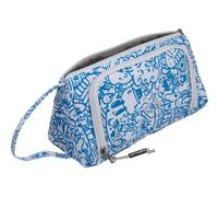 Kattbjørn Swag Bag Federmäppchen Eat My Style Weiß/Blau Schlampermäppchen Stifteetui Federmappe ungefüllt