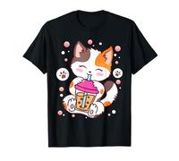 Katze Boba Tee Bubble Tea Anime Kawaii Neko T-Shirt