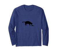 Katze und Fisch Langarmshirt
