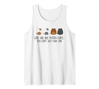 Katzen sind wie Kartoffelchips, die man Nicht nur haben kann Tank Top