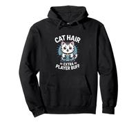 Katzenhaar Extra Player Buff Retro Gamer Pullover Hoodie