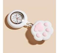 Katzenpfoten Krankenschwester-uhr - Digitale Fob Taschenuhr Mit Hängeclip Für Krankenpflege-profis