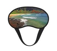 Kauai Hawaii Schlafmaske für Seitenschläfer, lichtblockierende Nachtmasken zum Schlafen, Augenmaske für Damen und Herren, Augenabdeckung, weicher, bequemer Augenschatten für Reisen, Nickerchen