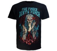 Kaufen Sie Five Finger Death Punch Lady Muerta Band T-Shirt S Schwarz