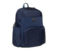 KAUKKO Freizeit Laptop Rucksack Klein, für Damen & Herren Wasserdichter Wanderrucksack, Leicht Backpack mit viele fächer für Schule Arbeit und Sport, 11L, Blau