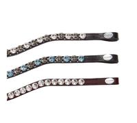 Kavalkade Stirnband "Diamond" W schwarz/hellblau-grau