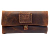 Kavatza Buckaroo Deluxe P 05RO Leder braun Joint Tabaktasche Drehertasche Tabakbeutel