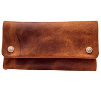 Kavatza Buckaroo Deluxe TP05CR Leder braun Tabaktasche Drehertasche Tabakbeutel