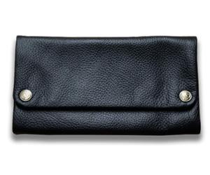 Kavatza Classic TP01 Leder schwarz Tabaktasche Drehertasche Tabakbeutel