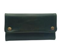 Kavatza Emerald Deluxe TP09CR Leder dunkelgrün Tabaktasche Drehertasche Tabakbeutel