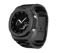 KAVJU Casioak Metallblende für GA2100, Luxus-Modifikationsset für GA 2110 Mod Kit, Edelstahlgehäuse, Metallarmband, Zubehör, Einheitsgröße, Achat