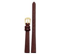 KAVJU Echtes Leder Armband Damen Armband 6mm 8mm 10mm 12mm Eidechsen Leder Uhrenarmband kleine Armbanduhren Gürtel Dornschließe, 6 mm, Kunststoff, Achat