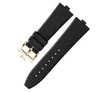 KAVJU Senior FKM Fluorkautschuk-Uhrenarmband für Vacheron Constantin 4500 V, 5500 V, 7900, VC, konvexe Öffnung, 7 mm, 7 mm, Azetat, Kein Edelstein