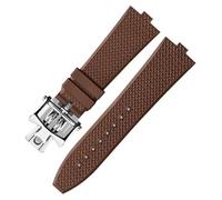 KAVJU Senior FKM Fluorkautschuk-Uhrenarmband für Vacheron Constantin 4500 V, 5500 V, 7900, VC, konvexe Öffnung, 7 mm, 7 mm, Azetat, Kein Edelstein
