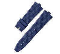 KAVJU Senior FKM Fluorkautschuk-Uhrenarmband für Vacheron Constantin 4500 V, 5500 V, 7900, VC, konvexe Öffnung, 7 mm, 7 mm, Azetat, Kein Edelstein