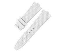 KAVJU Senior FKM Fluorkautschuk-Uhrenarmband für Vacheron Constantin 4500 V, 5500 V, 7900, VC, konvexe Öffnung, 7 mm, 7 mm, Azetat, Kein Edelstein