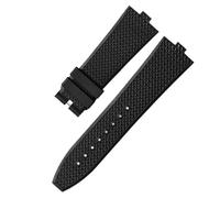 KAVJU Senior FKM Fluorkautschuk-Uhrenarmband für Vacheron Constantin 4500 V, 5500 V, 7900, VC, konvexe Öffnung, 7 mm, 7 mm, Azetat, Kein Edelstein