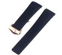 KAVJU Uhr Armband Ersatz Für TAG GRAND CARRERA AQUARACER Gummi Silikon Armband Männer Band Uhr Zubehör Uhr Band, 24 mm, Achat