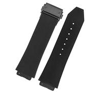 KAVJU Uhrenarmband für HUBLOT BIG BANG Silikon 25 * 19mm Wasserdicht Herren Uhrenarmband Kette Uhr Zubehör Gummi Uhrenarmband, 25-19mm, Achat
