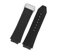 KAVJU Uhrenarmband für Hublot Big Bang Silikon, 25 x 19 mm, wasserdicht, Herren-Uhrenarmband, Kette, Uhrenzubehör, Gummi-Uhrenarmband, 25-19mm, Achat