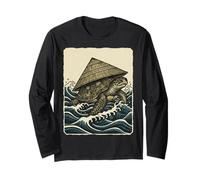 Kawaii Anime Manga Otaku Samurai Japan Ramen Y2K Cyberpunk Langarmshirt