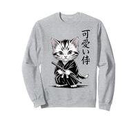Kawaii Baby Neko - Kawaii Kätzchen Samurai Katze Sweatshirt